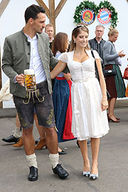 Mats Hummel und Cathy Hummels (Foto: Martin Schmitz)